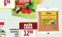 Billa Hořčičné semínko celé nabídka