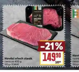 Billa Hovězí ořech steak nabídka