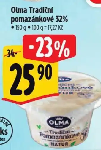 Albert Olma Tradiční pomazánkové 32% nabídka