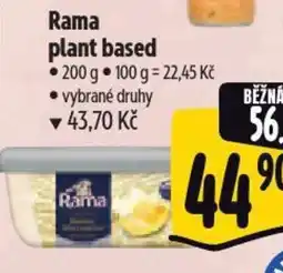 Albert Rama plant based nabídka