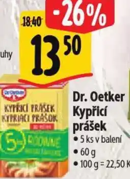 Albert Dr. Oetker Kypřicí prášek nabídka