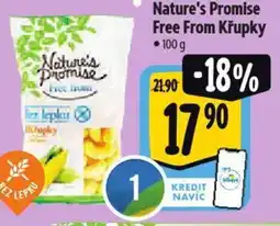 Albert Nature's Promise Free From Křupky nabídka