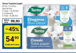 Tesco Tento Toaletní papír nabídka