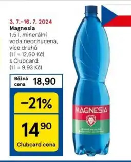 Tesco Magnesia nabídka