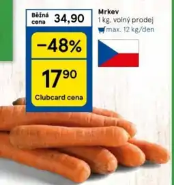 Tesco Mrkev nabídka