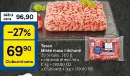 Tesco Tesco Mleté maso míchané nabídka