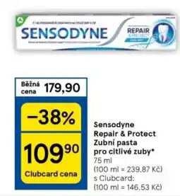 Tesco Sensodyne Repair & Protect Zubní pasta pro citlivé zuby nabídka