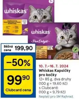 Tesco Whiskas Kapsičky pro kočky nabídka