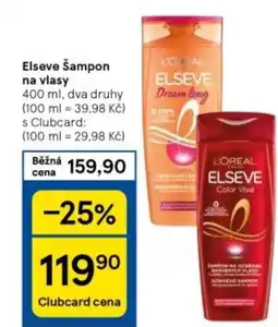 Tesco Elseve Šampon na vlasy nabídka