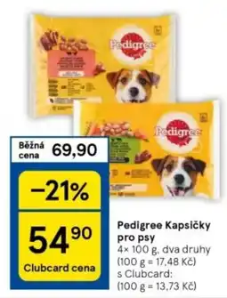 Tesco Pedigree Kapsičky pro psy nabídka