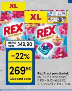 Tesco Rex Prací prostředek nabídka