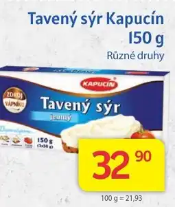Kubík potraviny Tavený sýr Kapucín 150 g nabídka