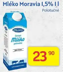 Kubík potraviny Mléko Moravia 1,5% 1L nabídka