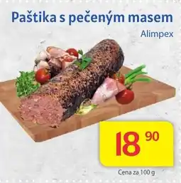 Kubík potraviny Paštika s pečeným masem nabídka