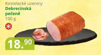 Potraviny CZ Kostelecké uzeniny Debrecínská pečeně nabídka