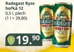 Potraviny CZ Radegast Ryze hořká 12 0,5 L nabídka