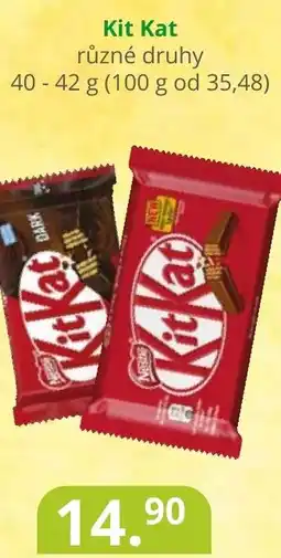 Potraviny CZ Kit Kat nabídka