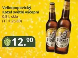 Potraviny CZ Velkopopovický Kozel světlé výčepní 0.5L nabídka