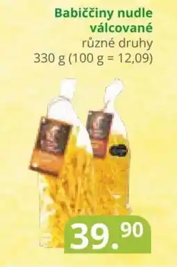 Potraviny CZ Babiččiny nudle válcované nabídka