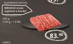 Mělněné maso vepřové a hovězí