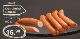 Potraviny CZ Krahulecká klobása nabídka