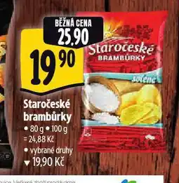 Albert Staročeské brambůrky nabídka