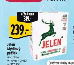 Albert Jelen mýdlový prášek nabídka