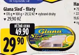 Albert Giana sleďové filety nabídka