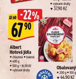Albert Hotová jídla nabídka