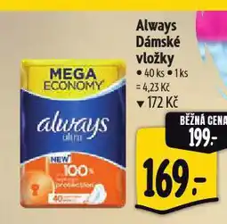 Albert Always dámské vložky nabídka