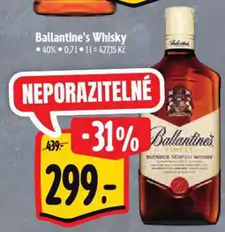 Albert Ballantine's skotská whisky nabídka
