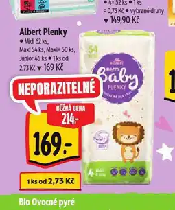 Albert Plenky nabídka