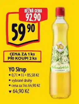 Albert Yo sirup nabídka