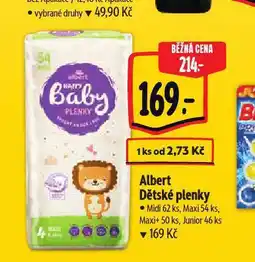 Albert Dětské plenky nabídka