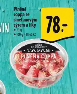 Albert Plněná coppa se smetanovým sýrem a fíky nabídka