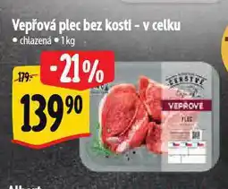 Albert Vepřová plec bez kosti nabídka