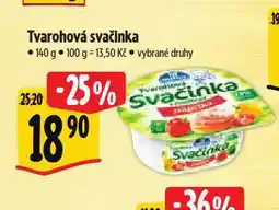 Albert Tvarohová svačinka nabídka