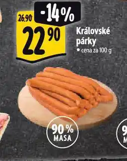 Albert Královské párky nabídka
