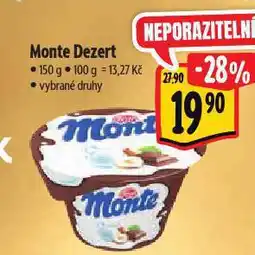 Albert Monte dezert nabídka