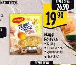 Albert Maggi polévka nabídka