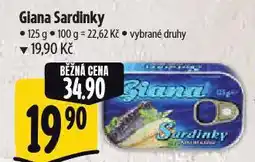 Albert Giana sardinky nabídka