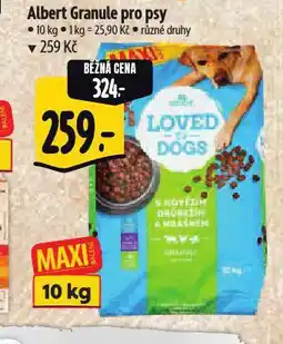 Albert Granule pro psy nabídka