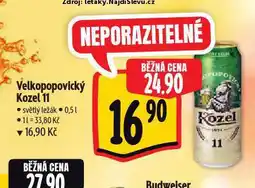 Albert Pivo velkopopovický kozel nabídka