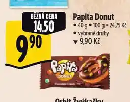 Albert Papita donut nabídka