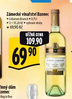 Albert Zámecké vinařství bzenec nabídka