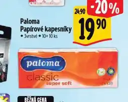 Albert Paloma papírové kapesníky nabídka