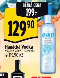 Albert Hanácká vodka nabídka