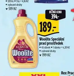 Albert Woolite speciální prací prostředek nabídka