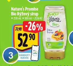 Albert Bio rýžový sirup nabídka