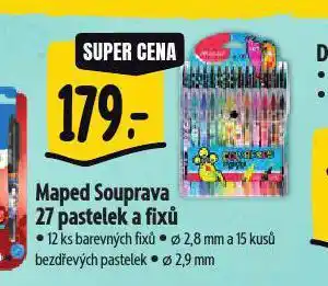 Albert Maped souprava 27 pastelek a fixů nabídka